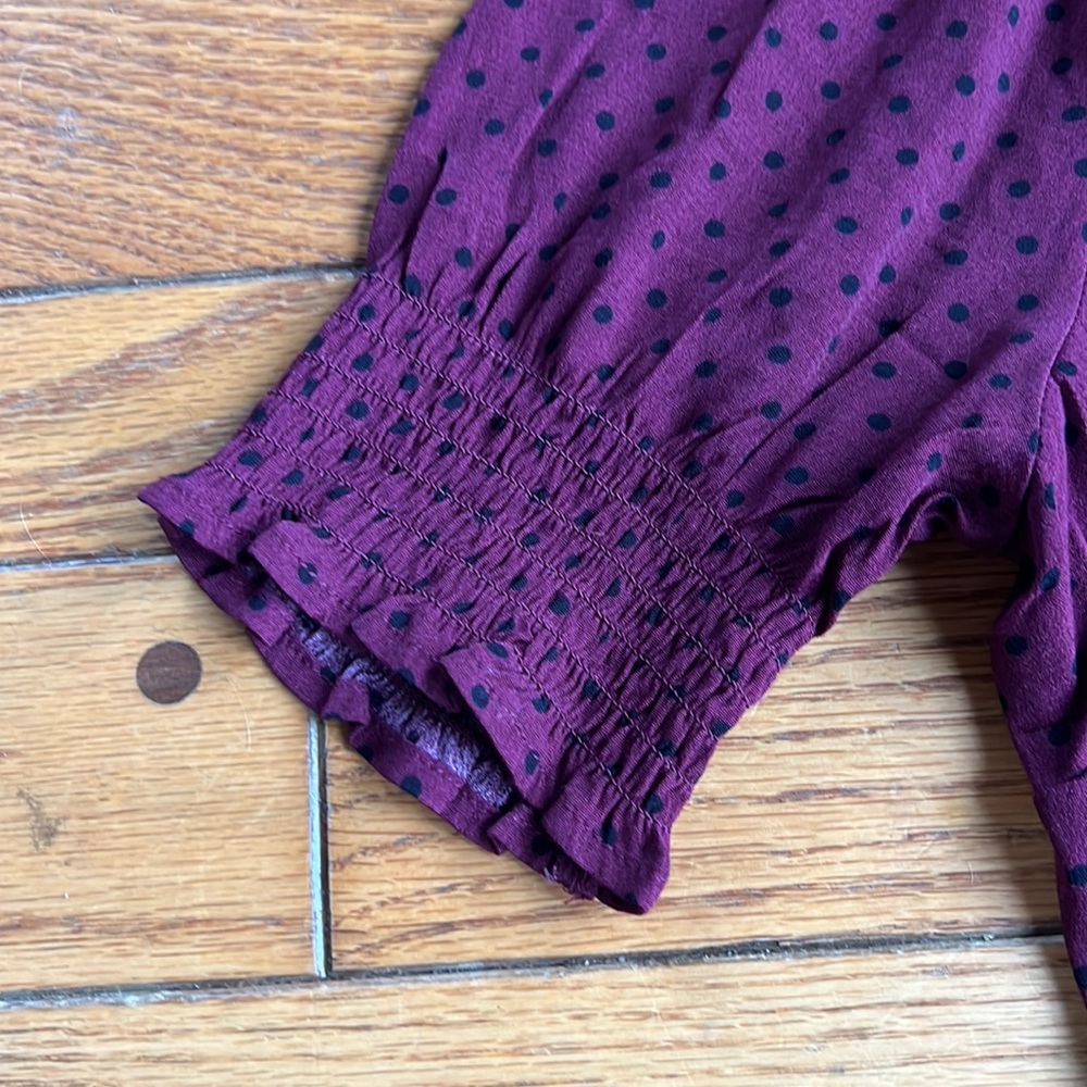 NWT burgundy wrap dress from Francesca’s - Picture 7 of 7
